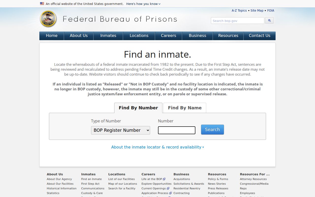 Muhlenberg County criminal history federal inmate locator
